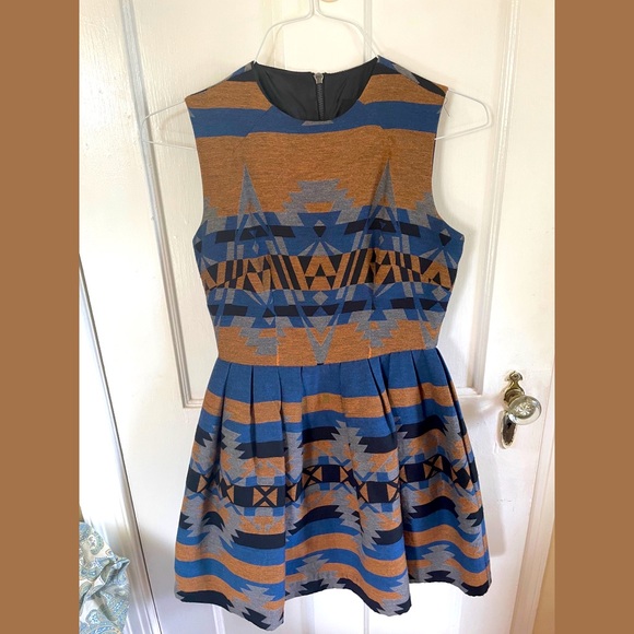 ASOS multicolor structured dress - Picture 1 of 8